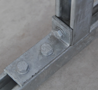 1-2 Hole Corner Angle Bracket, EG, 3.5" x 2.5"