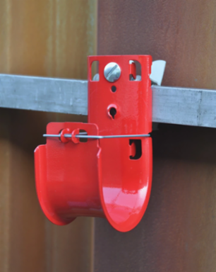 Hammer-On Flange Clip, Bottom Mount, Spring Steel, 13/16"–1 1/8" Flange