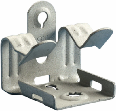 Hammer-On Flange Clip, Bottom Mount, Spring Steel, 1/8"–1/4" Flange