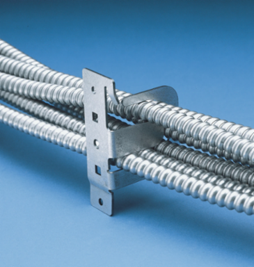 MC/AC Cable Support Bracket, 14-3 to 10-2 MC/AC, 4 Cable