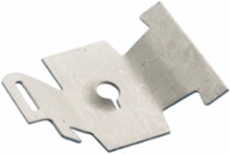 Clip-On Strut Nut, Spring Steel, 1/4" Hole, Threaded