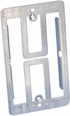 Low-voltage mounting plate, 1 gang