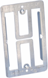 Low-voltage mounting plate, 1 gang