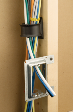 Low-voltage mounting plate for new construction, 1 gang