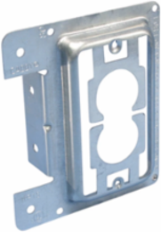 Low-voltage mounting plate for new construction, 1 gang