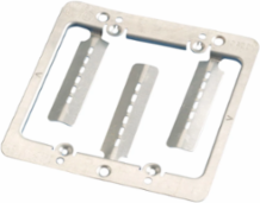 Low Voltage Mounting Plate with Screws, 2 Gang