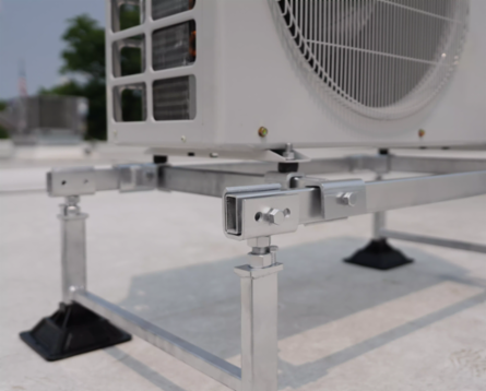Pyramid Light-Duty Equipment Support Kit, 4 Post Base