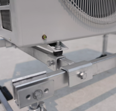 Pyramid Light-Duty Equipment Support Kit, 4 Post Base