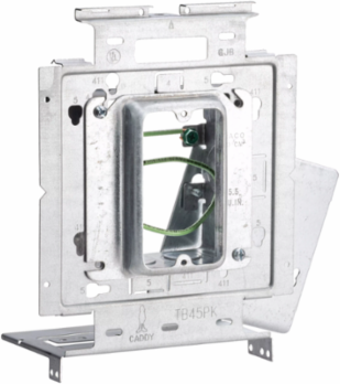 Box Mounting Plate with Far Side Support on Stud Assembly, OBB4 SG MR