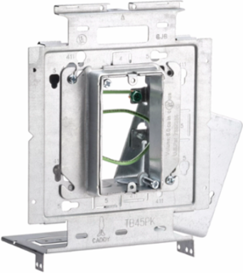 Box Mounting Plate with Far Side Support on Stud Assembly, OBB4 ADJ SG MR