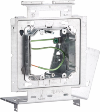 Box Mounting Plate with Far Side Support on Stud Assembly, OBB4 ADJ DG MR
