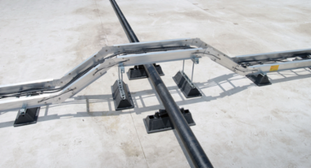 Rooftop Pyramid ST Adjustable Strut Support, 10" x 6"–13"