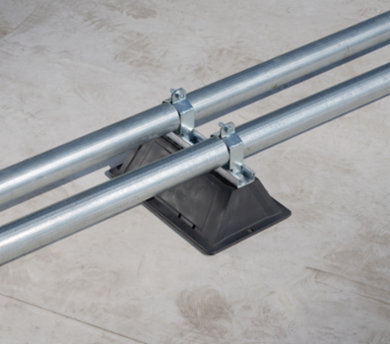 Rooftop Pyramid ST Fixed Strut Support, 16" x 4.8"