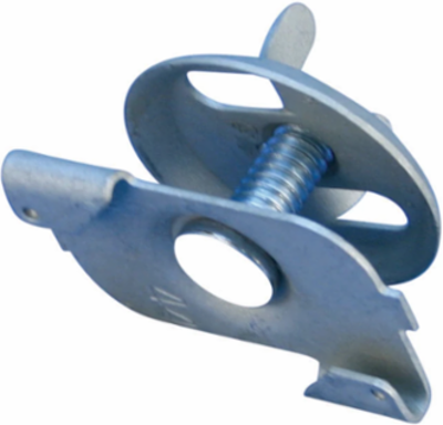PT16 Twist Clip for Wall Partition with Wing Nut, CADDY ARMOUR, 3/4" Screw