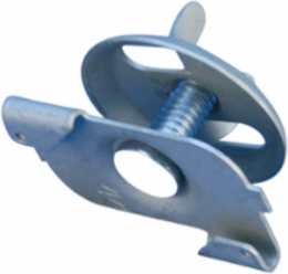 PT16 Twist Clip for Wall Partition with Wing Nut, CADDY ARMOUR, 3/4" Screw