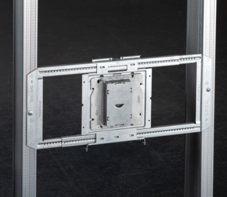 nVent CADDY Perfect Trim Adjustable Mud Ring, 2 Gang, 5/8-1 1/4" Drywall