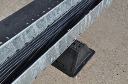 Rooftop Pyramid Tool-Free Cable Tray Support Kit, 12.52"