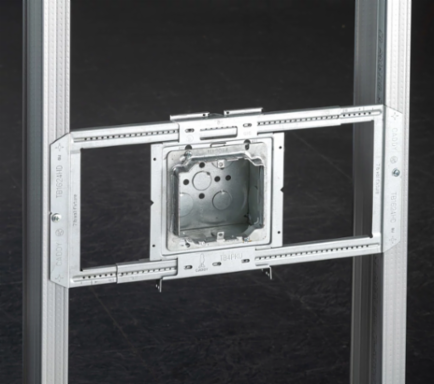 nVent CADDY Perfect Trim Adjustable Mud Ring, 1 Gang, 5/8-1 1/4" Drywall