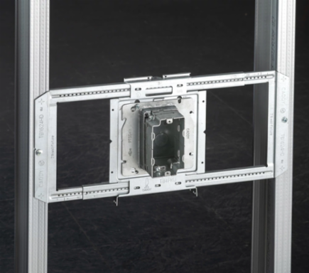 nVent CADDY Perfect Trim Adjustable Mud Ring, 1 Gang, 5/8-1 1/4" Drywall
