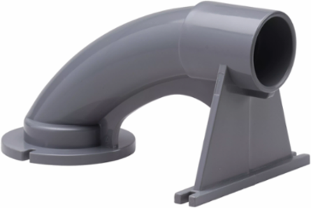 In-Deck Conduit Support, Reinforced Conduit Stub Down, 1" PVC, 1" Fitting