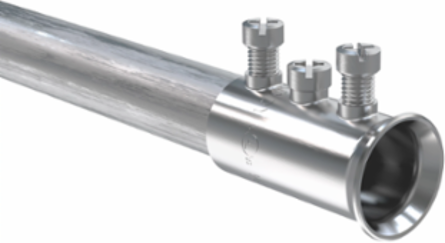 EMT Flared Slip Coupler, 1/2"