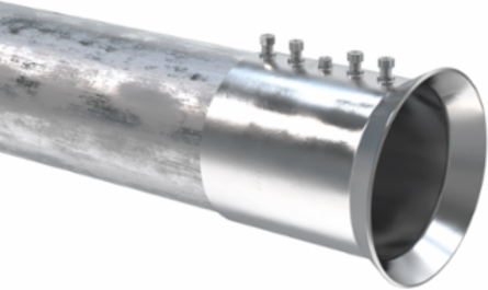 EMT Flared Slip Coupler, 1/2"