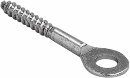 Wood Fixing Eye Screw, H6, 2.36" screw length
