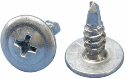 Self-Drilling and Tapping Screw, #8 Screw, 1/2" Screw