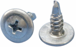 Self-Drilling and Tapping Screw, #8 Screw, 1/2" Screw