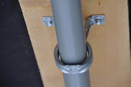 SOSR Stand Off Two Hole Strap for CPVC Pipe, 1 1/2" Pipe