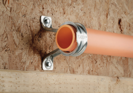 SOSR Stand Off Two Hole Strap for CPVC Pipe, 2" Pipe