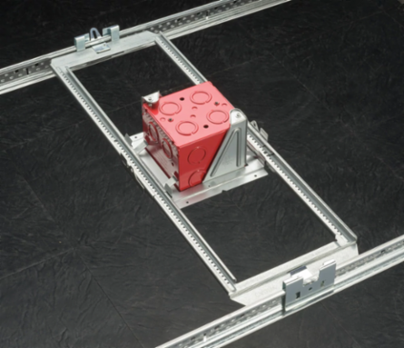 Fire Alarm Box with Mounting Plate, 2 1/2" Box Depth