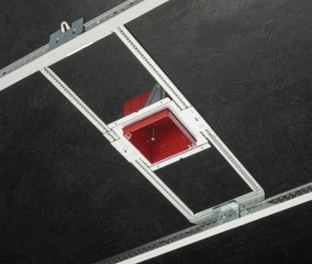 Fire Alarm Box with Mounting Plate, 2 1/2" Box Depth