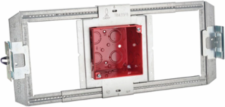 Fire Alarm Box with Mounting Plate, 2 1/2" Box Depth