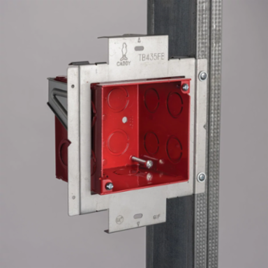 Fire Alarm Box with Mounting Plate, 2 1/2" Box Depth