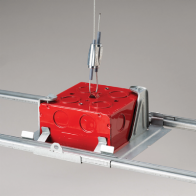 Fire Alarm Box with Mounting Plate, 2 1/2" Box Depth