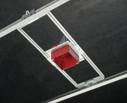 Fire Alarm Box with Mounting Plate, 2 1/2" Box Depth