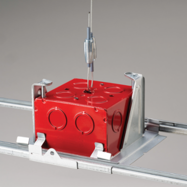 Fire Alarm Box with Mounting Plate, 2 1/2" Box Depth