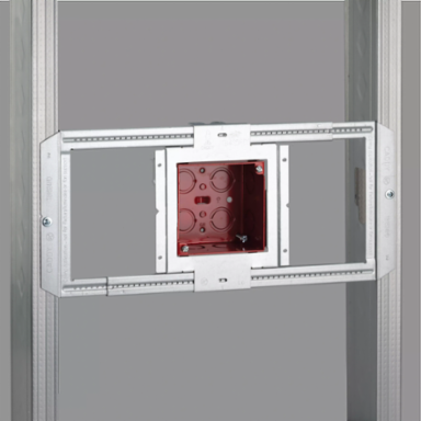 Fire Alarm Box with Mounting Plate, 2 1/2" Box Depth