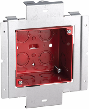 Fire Alarm Box with Mounting Plate, 2 1/2" Box Depth