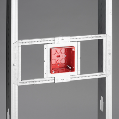 Fire Alarm Box with Mounting Plate, 2 1/2" Box Depth