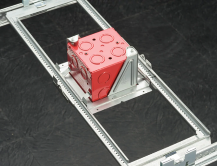 Fire Alarm Box with Mounting Plate, 2 1/2" Box Depth