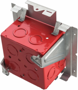 Fire Alarm Box with Mounting Plate, 2 1/2" Box Depth