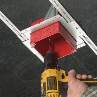 Fire Alarm Box with Mounting Plate, 2 1/2" Box Depth