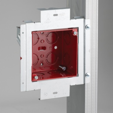 Fire Alarm Box with Mounting Plate, 2 1/2" Box Depth
