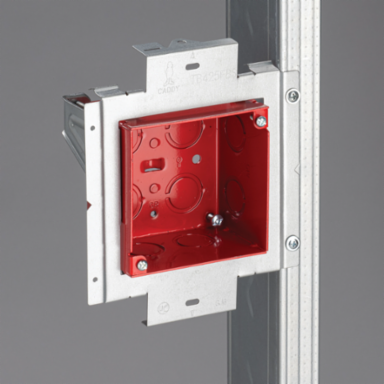Fire Alarm Box with Mounting Plate, Flush design for MR use, 2 1/2" box