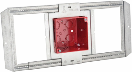 Fire Alarm Box with Mounting Plate, Flush design for MR use, 2 1/2" box