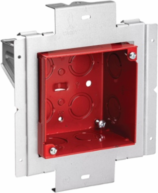 Fire Alarm Box with Mounting Plate, Flush design for MR use, 2 1/2" box