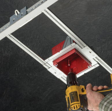 Heavy Duty Telescoping Bracket T-Grid Assembly, Clip