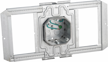 HD Telescoping Bracket w/ Octagon Box and T-Grid Clips